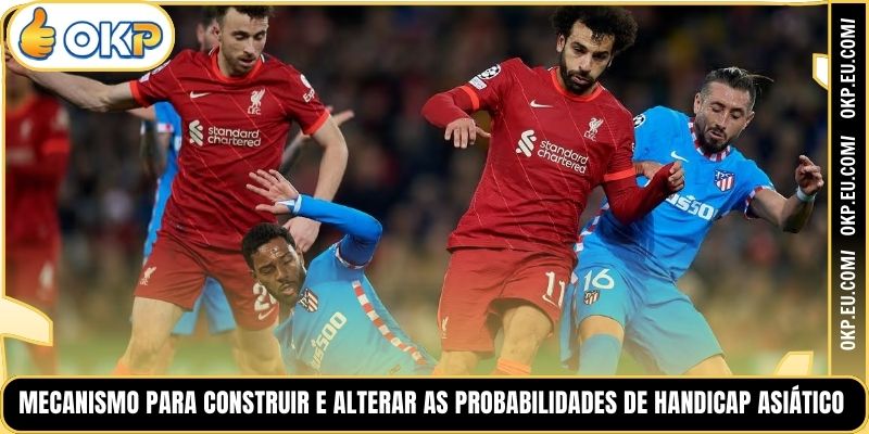 Mecanismo para construir e alterar as probabilidades de handicap asiático.