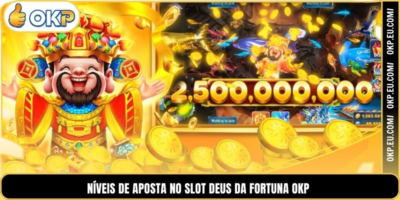 Níveis de Aposta no Slot Deus da Fortuna OKP