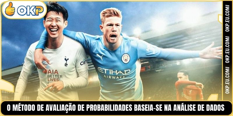 O método de avaliação de probabilidades baseia-se na análise de dados.