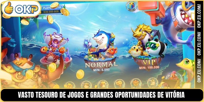 Vasto Tesouro de Jogos e Grandes Oportunidades de Vitória